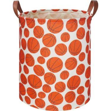 Imagem de Cesto de roupa suja NTAOHAMPER Basketball Kids impermeável 50x40cm