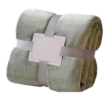 Imagem de Cobertor de lã com peso e mantas fofas femininas masculinas para cama adulto casal solteiro para sofá grosso e quente macio confortável para inverno outono lavável na máquina (verde A, 230 x 250 cm)