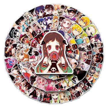 Imagem de Adesivos Toiletbound Hanakokun Anime 100 unidades de PVC impermeável