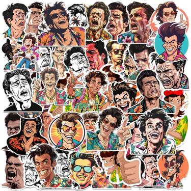 Imagem de Pacote de adesivos Aces Venturas Anime, vinil impermeável, 50 unidades