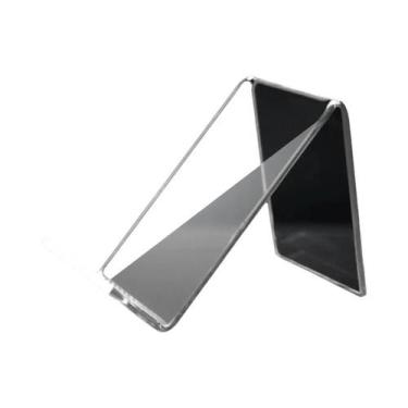 Imagem de Suporte Transparente De Acrílico Para Celular, Expositor Claro Para Hu