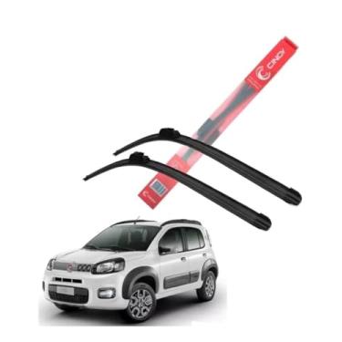 Imagem de Jogo Palheta Limpador De Parabrisa Novo Uno 2015 2016 2017 2018 2019 2020 2021 Encaixe específico