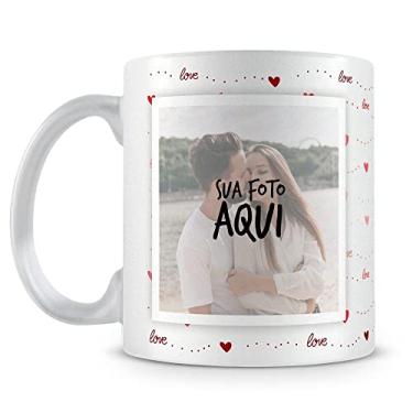 Imagem de Caneca Personalizada Perolada Branca - Love (com Foto)