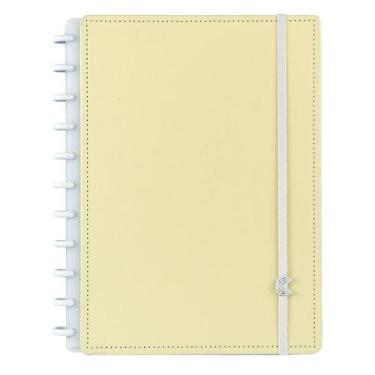Imagem de Caderno Inteligente Grande A4 80Fls Tons Pastéis, Amarelo Pastel
