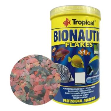 Imagem de Tropical Ração Para Peixes Marinhos Bionautic Flakes 200G 1000Ml Para Peixes