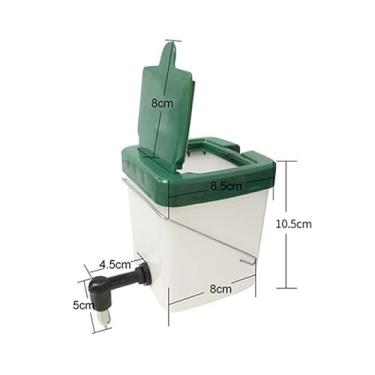 Imagem de Generic Alimentador de água de Coelho, Bico Automático de Aço Inoxidável à Prova de Vazamento para Fácil Distribuição de água para Proprietários de Coelhos (500ml)