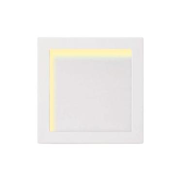 Imagem de Plafon sobrepor Philips quadrado 12W amarela 3000K BV 17x17