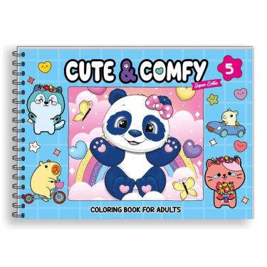 Imagem de Livro De Colorir Cute & Comfy Super Extra Capa Dura Edição 5