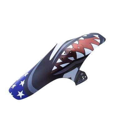 Imagem de Para-lamas refletivos de plástico para pneus dianteiros e traseiros de bicicleta, ideais para mountain bike e ciclismo de estrada.(Style B)