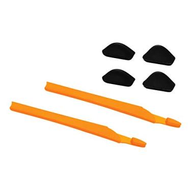 Imagem de MYCOURAG Kits de borracha de substituição para óculos de sol Oakley Crosslink Pro Sweep – Laranja