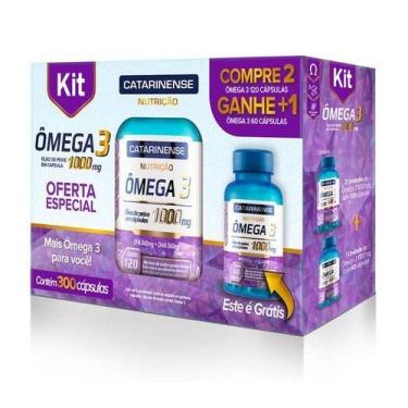 Imagem de Kit Ômega 3 1000mg Com 300 Cápsulas Catarinense