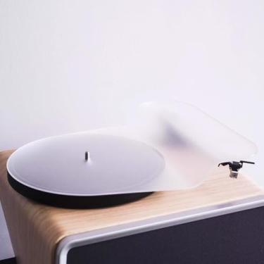 Imagem de Capa para toca-discos de acrílico, 35 × 30 cm, para toca-discos de vinil, para toca-discos vintage em casa moderna