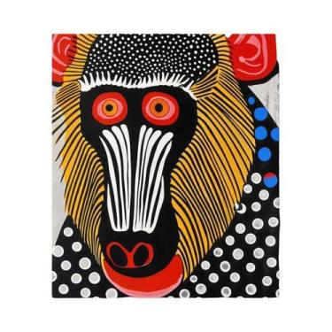 Imagem de Impressões Em Tela De Abstrato De Abóbora E Macaco De Yayoi Kusama, Ar