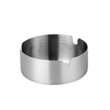 Imagem de Cinzeiro de cor de cobre espesso de aço inoxidável, coletor de poeira, durável, resistente, design prata