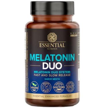 Imagem de Melatonina Duo Menta Vegano (120 Comp Sublingual)
