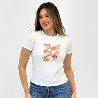 Imagem de Camiseta Beagle Manga Curta com Estampa Feminina-Feminino