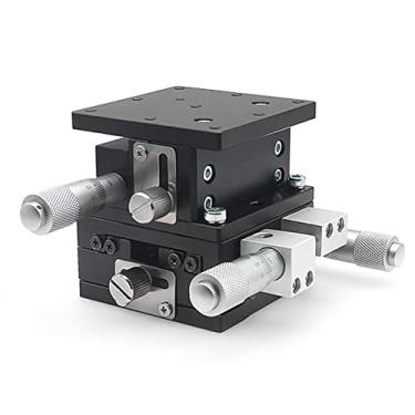Imagem de XYZ 3 Axis LD60 60mm Linear Stage Trimming Plataforma Rolamento Tuning Tabela Deslizante 60 * 60mm XYZ60 Trilho Duplo Cruzado(LD60-RM-2)