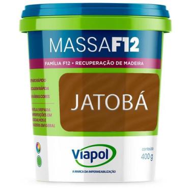 Imagem de Massa Calafetar Correção Madeira Viapol F12 400G Jatoba, jatoba