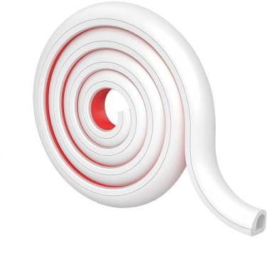 Imagem de Escondedor de cabo de silicone para TV montada na parede, capa flexível de 299 cm, capas brancas para fios na parede, kit de pista de cabos para escritório em casa