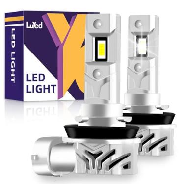 Imagem de LUYED Lâmpadas LED H11, 24000LM 6500K Branco Frio com Ventilador de Refrigeração para Faróis de Neblina, DRL, Luzes de Neblina H8 H9 H16, Sem Necessário Adaptador Fácil Instalação, Tamanho 1:1 Plug