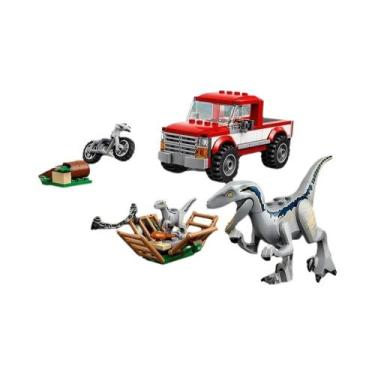 Imagem de Conjunto De Blocos De Montar Dinossauro Giganotosaurus Therizinosaurus