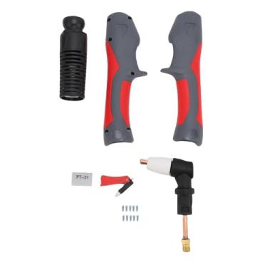 Imagem de Fafeicy Cabeça de Tocha de Cortador de Plasma PT31, Ignição HF Easy Arc Start 40A Atual, Com Construção de Latão ABS, para Máquina de Corte de Plasma CUT40 CUT50 LGK40