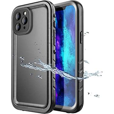 Imagem de KAPPDE Capa compatível com iPhone 12 Pro Max, IP68 à prova d'água, protetor de tela embutido, à prova de poeira, neve, à prova de choque, capa protetora para iPhone 12 Pro Max de 6,7 polegadas