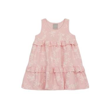 Imagem de Vestido infantil menina florido Mundi, 10, Rosa