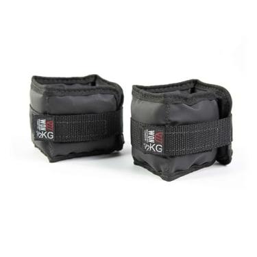 Imagem de WON Kit Caneleiras de Peso PRO, 1/2 kg, 1 kg, 2 kg, Preto, Treinamento Fitness