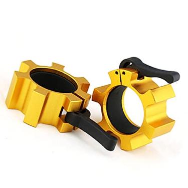 Imagem de SPYMINNPOO Bloqueio de Colarinho de Barra, Trava de Liberação Rápida para Treinamento Fitness, Musculação, Clipes de Liga de Alumínio para Treino de Academia, 2 Peças de 50mm (#3)