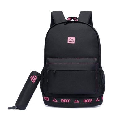 Imagem de Mochila Estojo Escolar Casual Feminina Reef Faculdade Resistente-Feminino