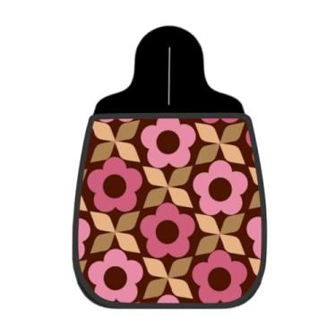 Imagem de Lixeira De Carro Organizador Lixinhocar Flor Rosa Geométrica