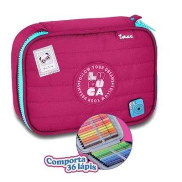 Imagem de Estojo Box Luluca Escolar Varias Cores Estojo grande feminino-Feminino