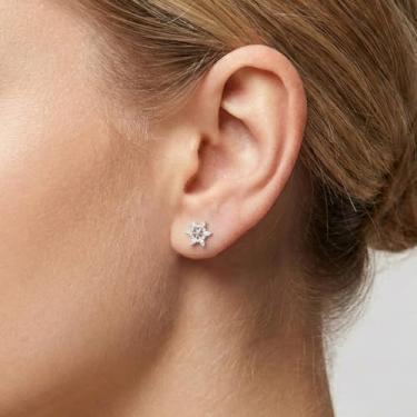 Imagem de Brincos de cartilagem 16G para mulheres, hipoalergênicos, parafuso nas costas, aço cirúrgico, hélice, concha, tragus, joia Daith, 2 peças, 16g,6mm, Metal, Sem pedra preciosa