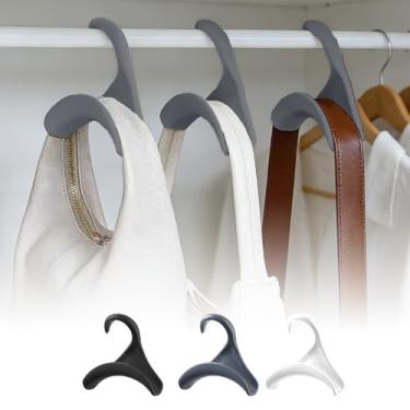 Imagem de 2 peças de cabide de roupas, bolsa de acompanhante, organizador de mochila