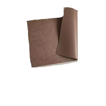 Imagem de Conjunto de 1 a 6 peças de jogo americano de couro sintético, resistente ao calor, antiderrapante, impermeável, dupla face, cozinha, jantar, poliuretano, tapetes de mesa (café escuro, 6 peças)