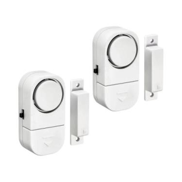 Imagem de Sensor De Porta E Janela Sem Fio De Alto Decibel KERUI 90db Alarme Mag