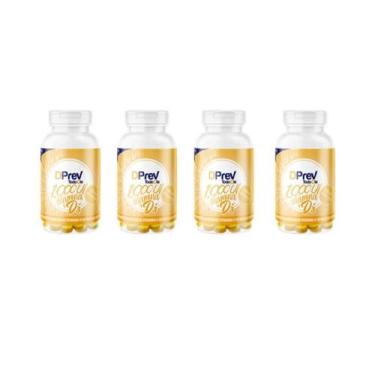 Imagem de Kit Vitamina D Colecalciferol DPrev Todo Dia 1000UI Abacaxi C/ 30 Goma