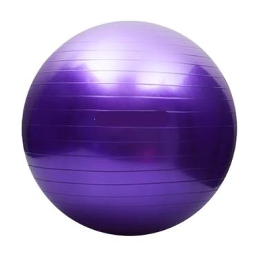 Imagem de Bolas de fitness PVC bola de ioga engrossada casa ginásio equipamento de pilates bola de equilíbrio 45 cm/55 cm/65 cm/75 cm、Equipamento desportivo (rosa, 65 cm)
