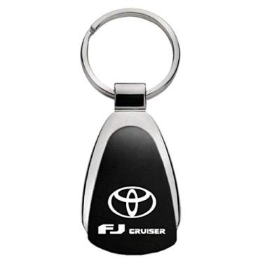 Imagem de Chaveiro Toyota FJ Cruiser preto com gota de lágrima