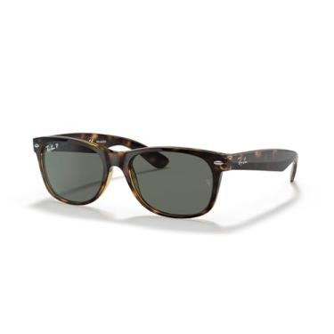 Imagem de Ray-Ban RB2132 New Wayfarer Óculos de sol polarizados, Tartaruga/verde polarizado