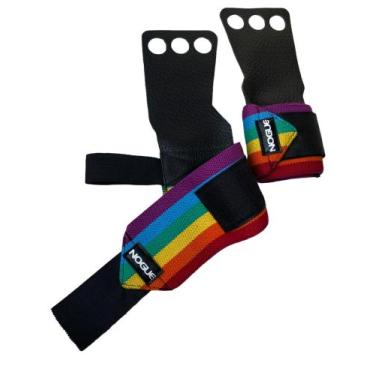 Imagem de Luva  Hand Grip Com Munhequeira - NOGUE, Colorida, M