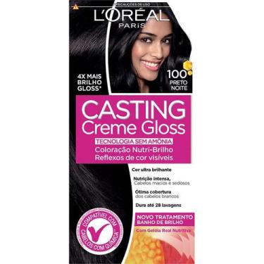Imagem de Tintura L'Oréal Paris Casting Creme Gloss 100 Preto Noite