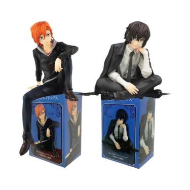 Imagem de Bungo Stray Dogs Dazai Osamu Nakahara Chuuya Bonecos De Ação Em PVC Mo