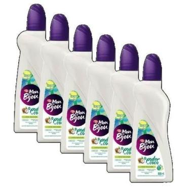 Imagem de Kit 6 Lava Roupas Líquido Coco Mon Bijou 500Ml