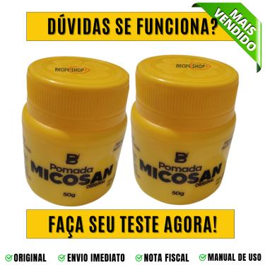 Imagem de Pomada Micosan Kit 2un | Primeira Compra Ideal | Promoção | Tratamento 1 Mês Contra Micose