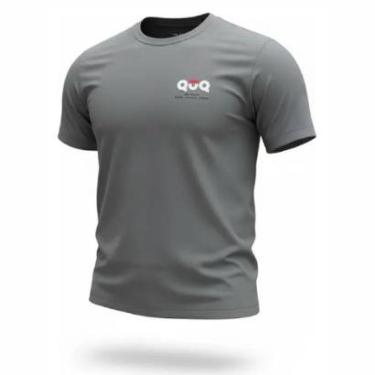 Imagem de Camiseta Quq 100% Poliamida Proteção Uv Treinos E Corte Slim-Unissex