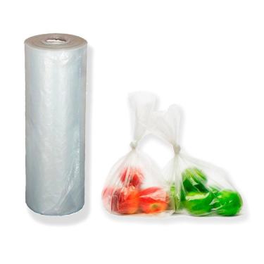 Imagem de Bobina De Saco Plastico Picotado 35x50 Uso Geral 500 Un