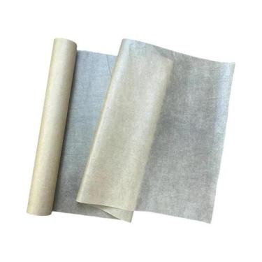 Imagem de Papel De Arroz Branco Antigo Super Fino De 20M Para Prática De Caligra