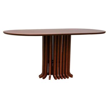 Imagem de Mesa De Jantar Denver Tampo Oblongo 180x90cm Amêndoa
